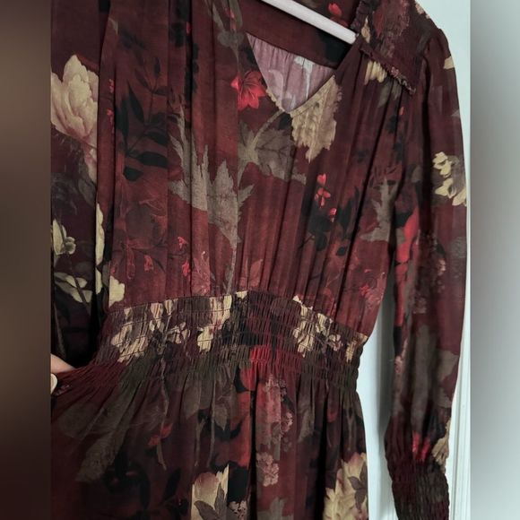 NWOT Peruvian Connection Maxi women’s multicolor dress Small long sleeve - Picture 13 of 16